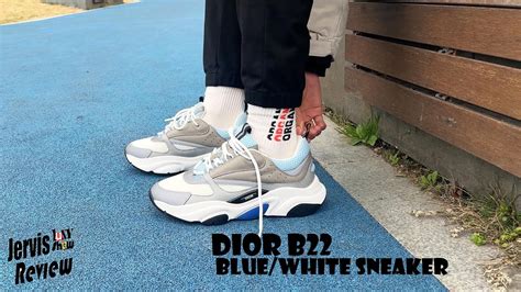 dior b22 cream light blue|Dior b22 white and black.